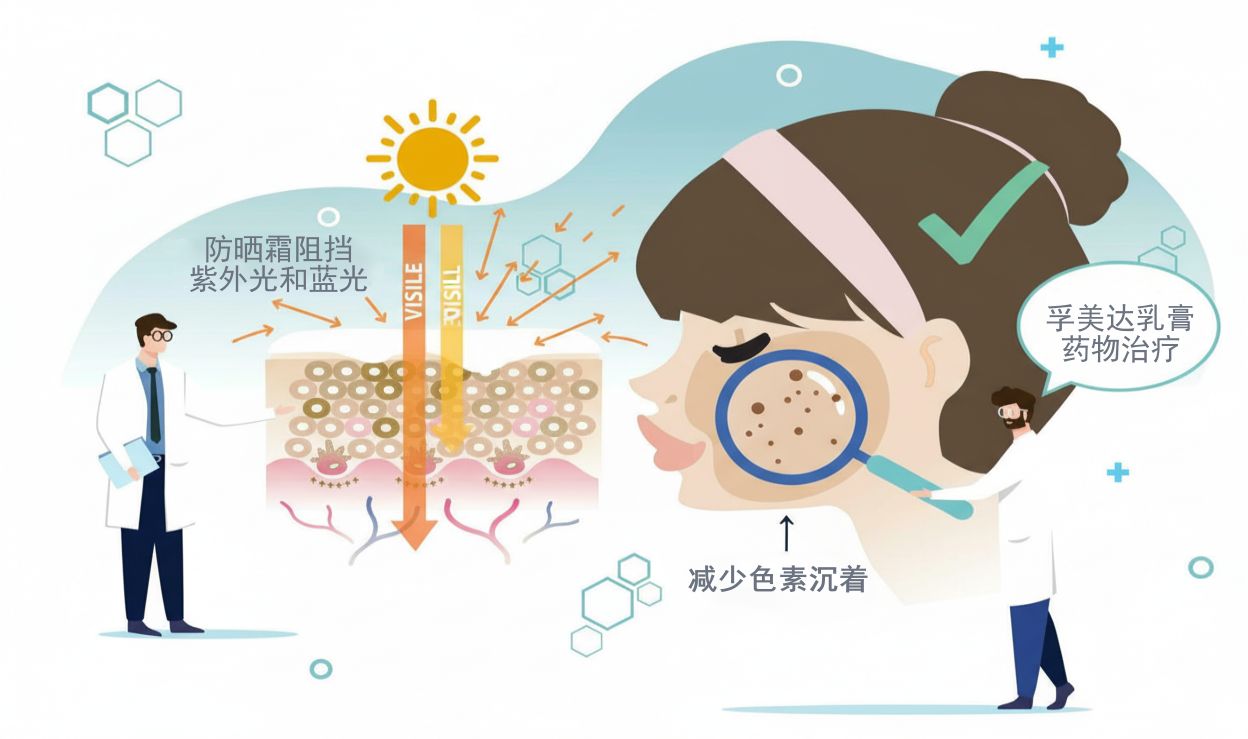 黄褐斑治疗期间用哪种防晒霜更好？
